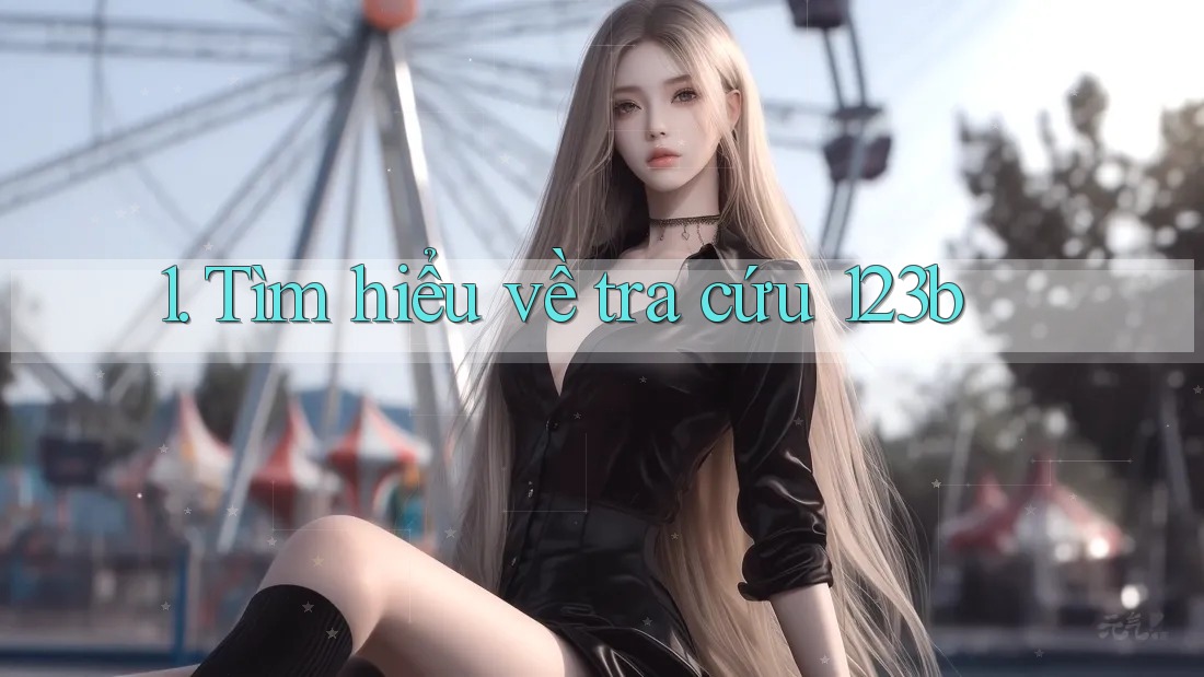 1. Tìm hiểu về tra cứu 123b 1. Tìm hiểu về tra cứu 123b
