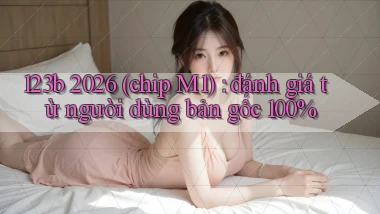 123b 2026 (chip M1) đánh giá từ người dùng bản gốc 100%