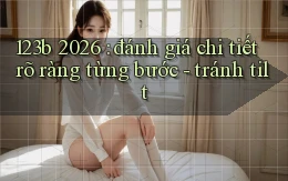 123b 2026 đánh giá chi tiết rõ ràng từng bước   tránh tilt