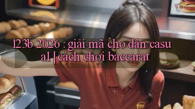 123b 2026 giải mã cho dân casual cách chơi baccarat