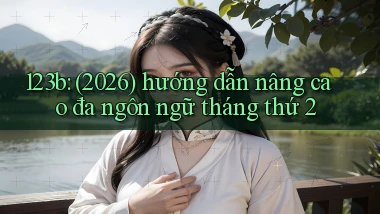 123b (2026) hướng dẫn nâng cao đa ngôn ngữ tháng thứ 2