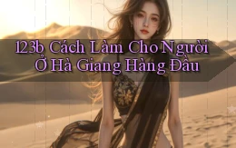 123b cách làm cho người ở Hà Giang hàng đầu