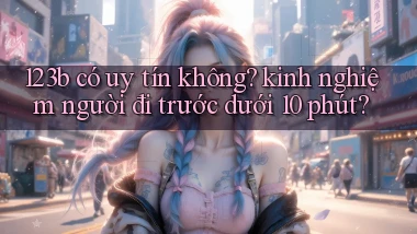 123b có uy tín không kinh nghiệm người đi trước dưới 10 phút