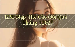 123b nạp thẻ cào gói quà tháng 1 2025