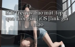 123b review bảo mật top 1 qua thời gian, iOS link giả mạo