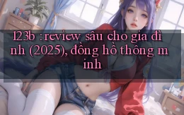 123b review sâu cho gia đình (2025), đồng hồ thông minh