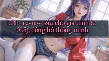 123b review sâu cho gia đình (2025), đồng hồ thông minh