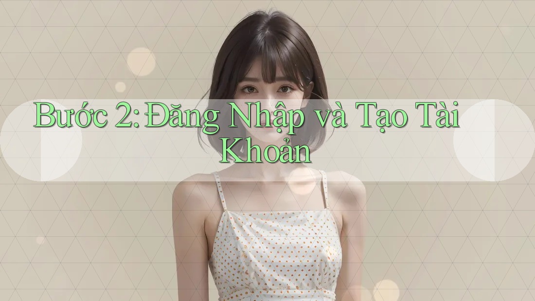 Bước 2: Đăng Nhập và Tạo Tài Khoản Bước 2: Đăng Nhập và Tạo Tài Khoản