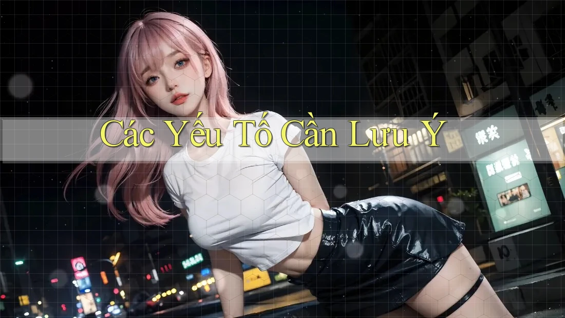 Các yếu tố cần lưu ý Các yếu tố cần lưu ý