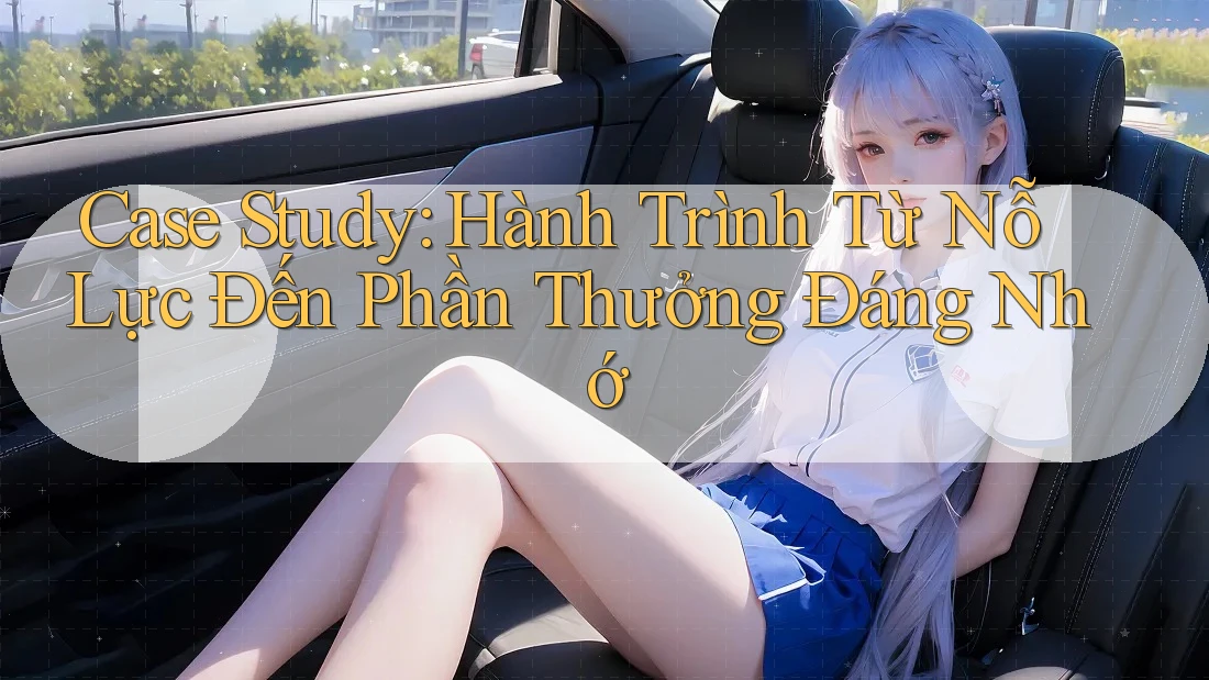 Case Study: Hành Trình Từ Nỗ Lực Đến Phần Thưởng Đáng Nhớ Case Study: Hành Trình Từ Nỗ Lực Đến Phần Thưởng Đáng Nhớ