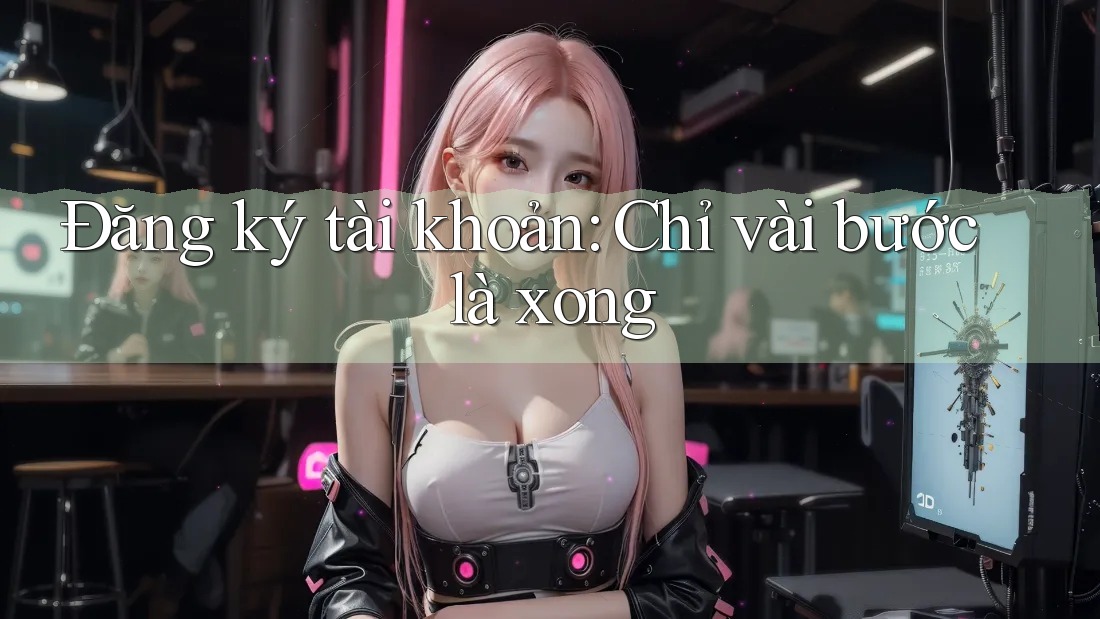 Đăng ký tài khoản: Chỉ vài bước là xong