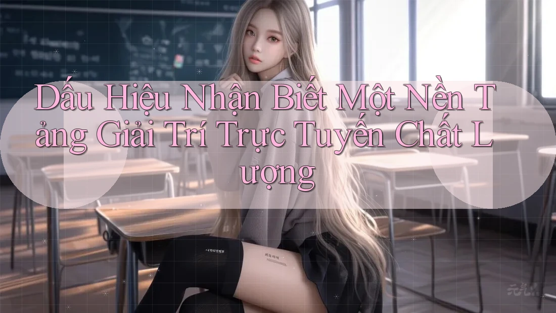 Dấu Hiệu Nhận Biết Một Nền Tảng Giải Trí Trực Tuyến Chất Lượng Dấu Hiệu Nhận Biết Một Nền Tảng Giải Trí Trực Tuyến Chất Lượng