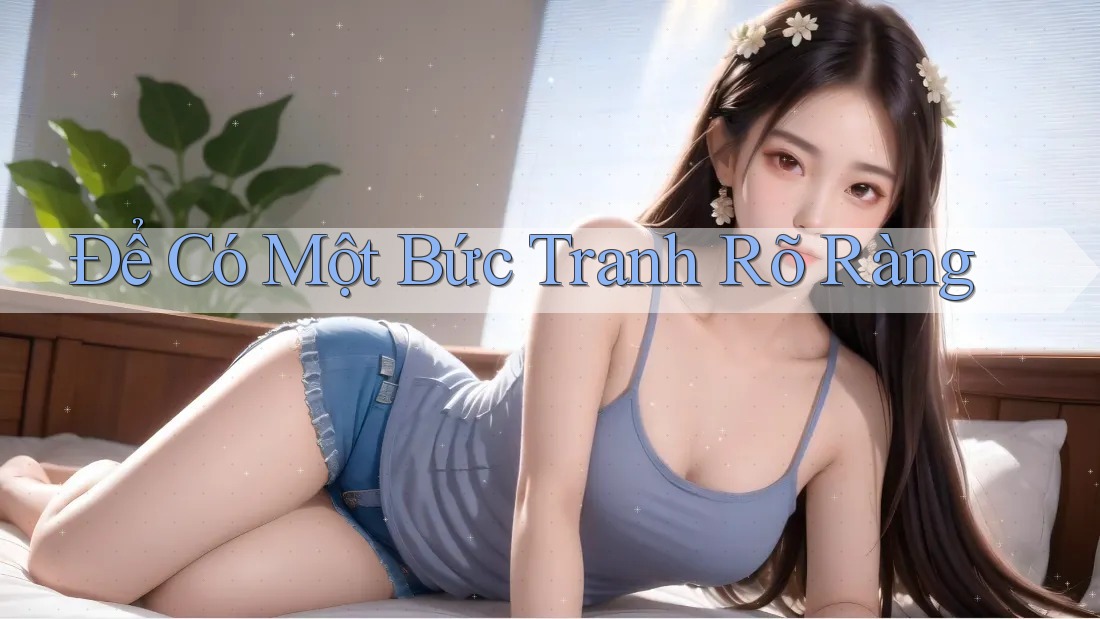 Để Có Một Bức Tranh Rõ Ràng Để Có Một Bức Tranh Rõ Ràng