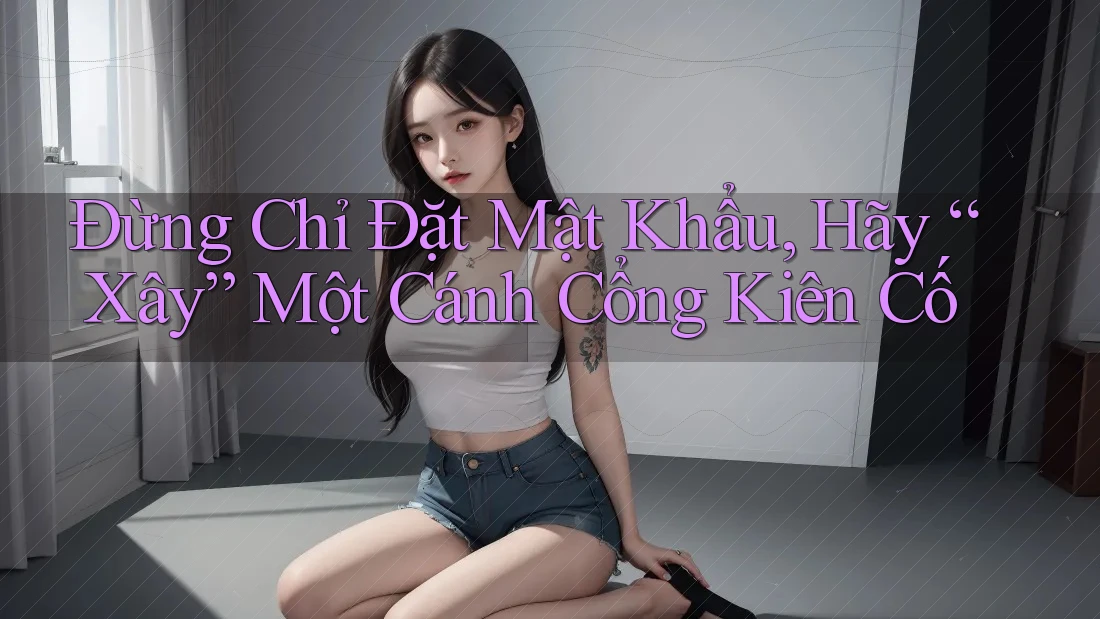 Đừng Chỉ Đặt Mật Khẩu, Hãy “Xây” Một Cánh Cổng Kiên Cố Đừng Chỉ Đặt Mật Khẩu, Hãy “Xây” Một Cánh Cổng Kiên Cố
