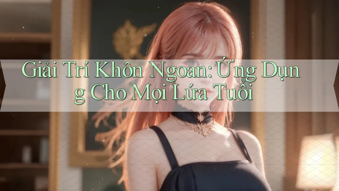 Giải Trí Khôn Ngoan: Ứng Dụng Cho Mọi Lứa Tuổi Giải Trí Khôn Ngoan: Ứng Dụng Cho Mọi Lứa Tuổi