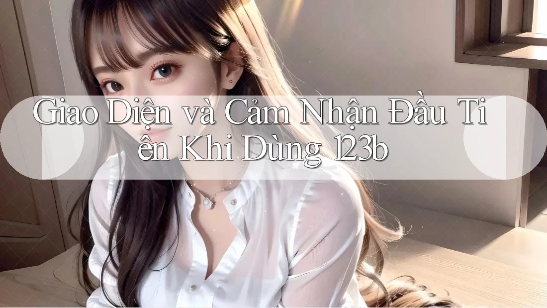 Giao Diện và Cảm Nhận Đầu Tiên Khi Dùng 123b Giao Diện và Cảm Nhận Đầu Tiên Khi Dùng 123b