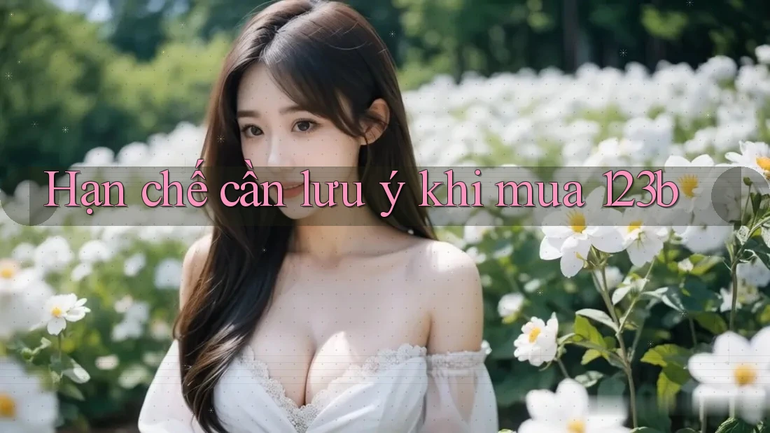 Hạn chế cần lưu ý khi mua 123b Hạn chế cần lưu ý khi mua 123b