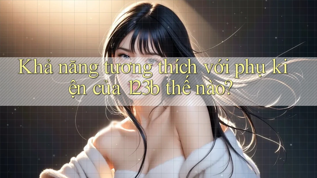 Khả năng tương thích với phụ kiện của 123b thế nào? Khả năng tương thích với phụ kiện của 123b thế nào?