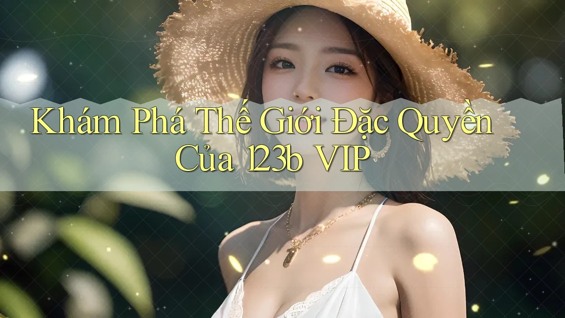 Khám Phá Thế Giới Đặc Quyền Của 123b VIP