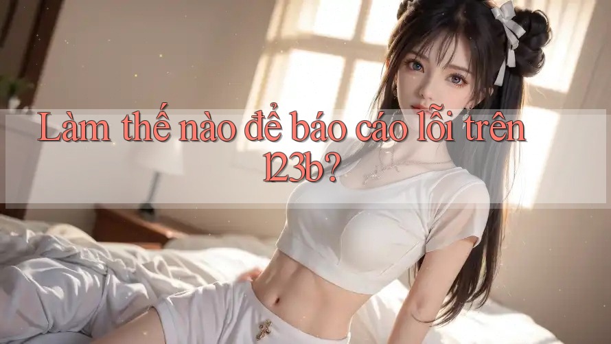 Làm thế nào để báo cáo lỗi trên 123b?