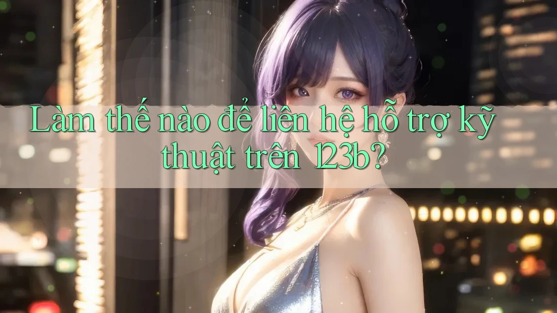 Làm thế nào để liên hệ hỗ trợ kỹ thuật trên 123b? Làm thế nào để liên hệ hỗ trợ kỹ thuật trên 123b?
