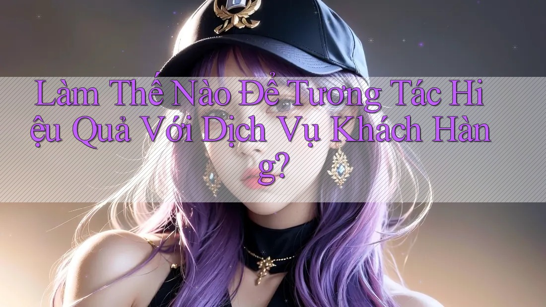 Làm Thế Nào Để Tương Tác Hiệu Quả Với Dịch Vụ Khách Hàng? Làm Thế Nào Để Tương Tác Hiệu Quả Với Dịch Vụ Khách Hàng?