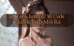 lập tài khoản 123b code thành viên mới ra