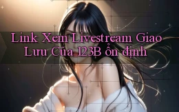 link xem livestream giao lưu của 123b ổn định