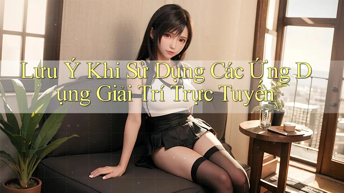 Lưu Ý Khi Sử Dụng Các Ứng Dụng Giải Trí Trực Tuyến