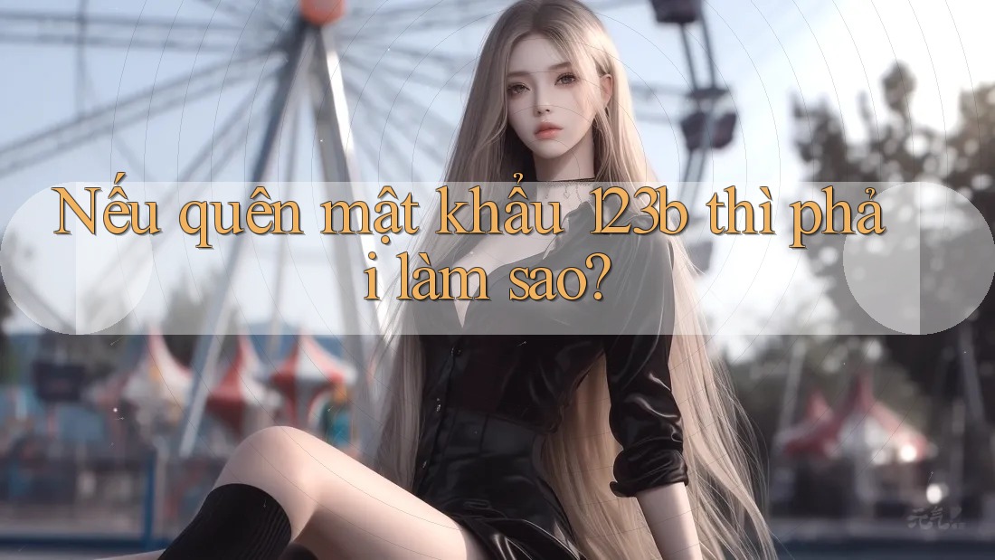 Nếu quên mật khẩu 123b thì phải làm sao?