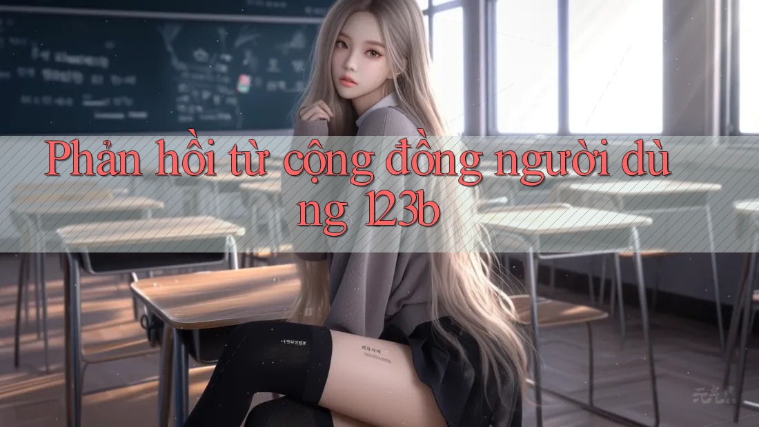Phản hồi từ cộng đồng người dùng 123b Phản hồi từ cộng đồng người dùng 123b