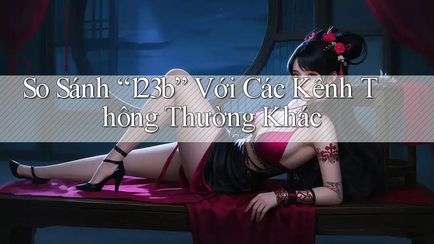 So Sánh “123b” Với Các Kênh Thông Thường Khác