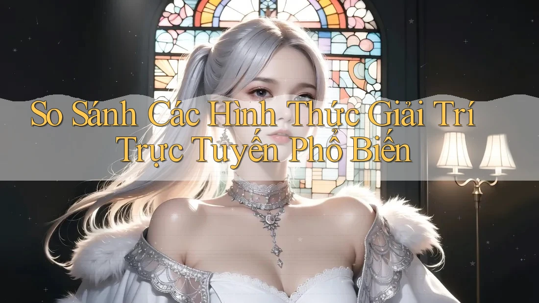 So sánh các hình thức giải trí trực tuyến phổ biến So sánh các hình thức giải trí trực tuyến phổ biến