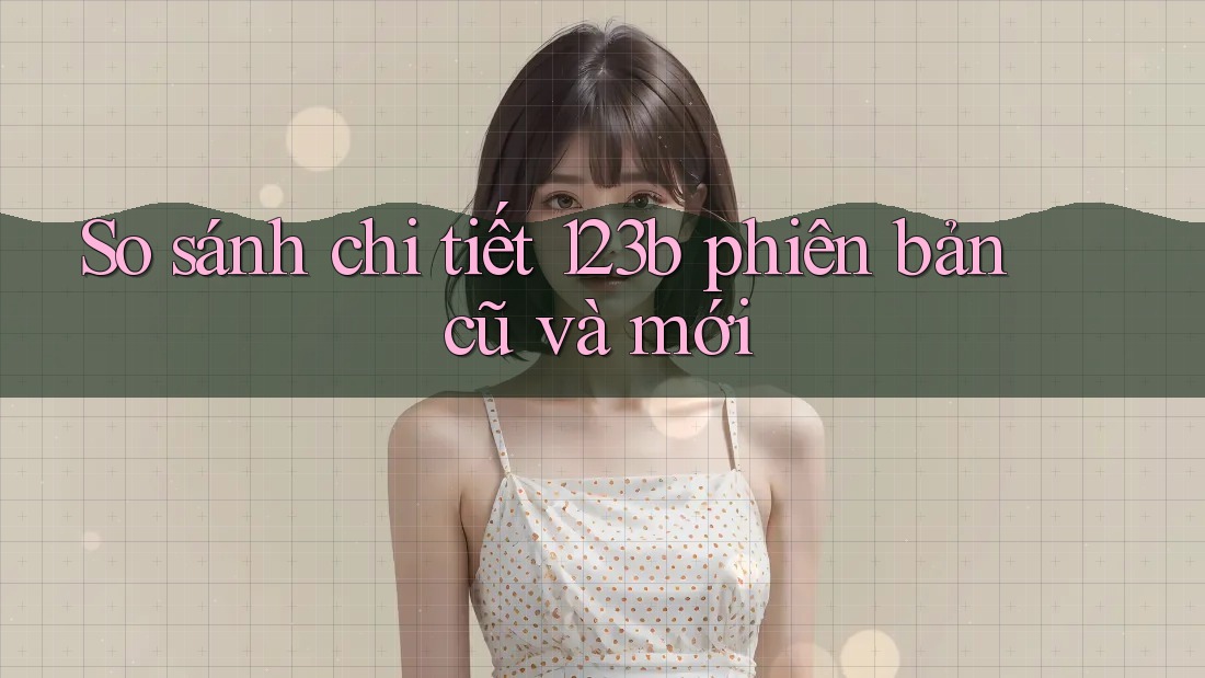 So sánh chi tiết 123b phiên bản cũ và mới So sánh chi tiết 123b phiên bản cũ và mới