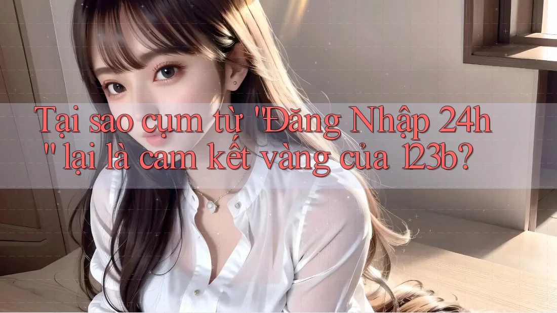 Tại sao cụm từ “Đăng Nhập 24h” lại là cam kết vàng của 123b? Tại sao cụm từ “Đăng Nhập 24h” lại là cam kết vàng của 123b?