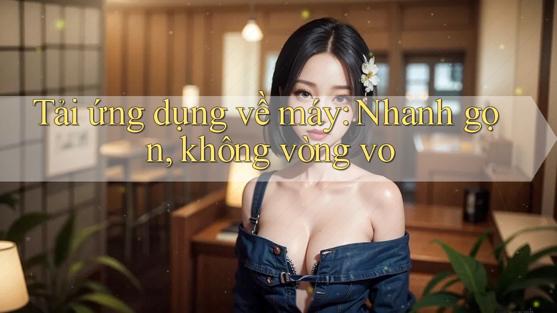 Tải ứng dụng về máy: Nhanh gọn, không vòng vo