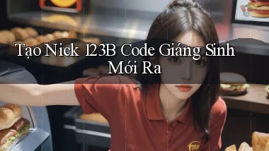 tạo nick 123b code giáng sinh mới ra