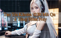 tạo tài khoản 123b mã quà tặng hôm nay