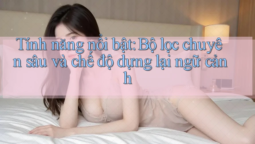 Tính năng nổi bật: Bộ lọc chuyên sâu và chế độ dựng lại ngữ cảnh Tính năng nổi bật: Bộ lọc chuyên sâu và chế độ dựng lại ngữ cảnh