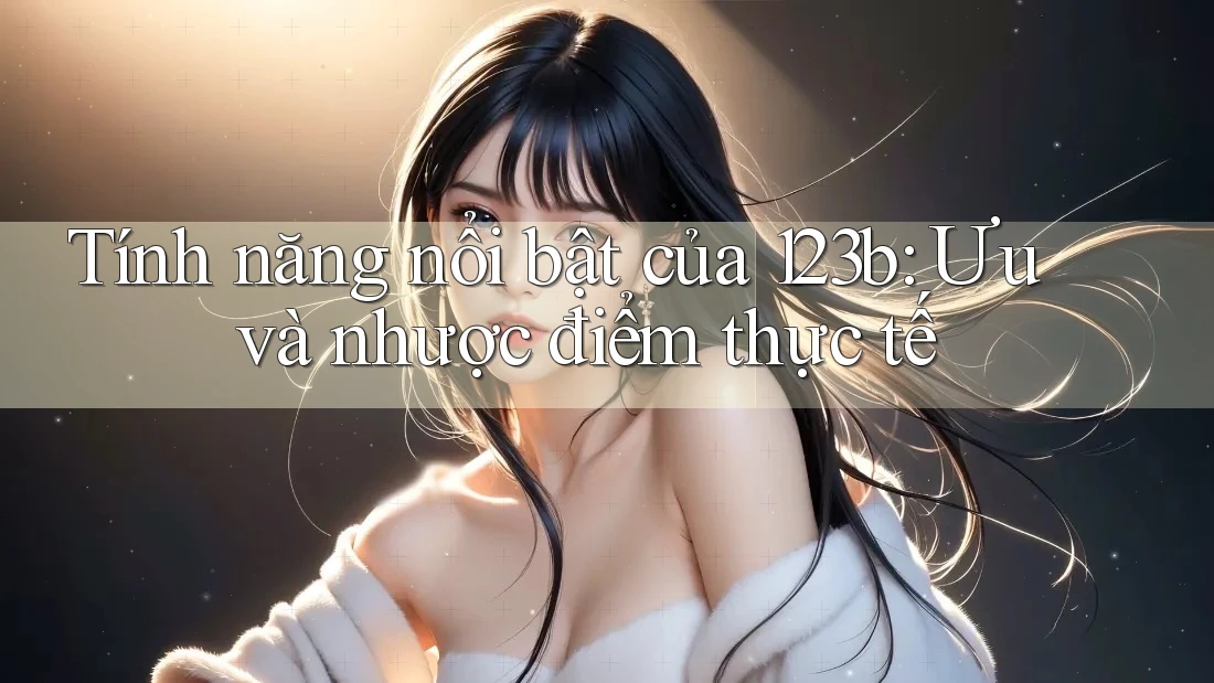 Tính năng nổi bật của 123b: Ưu và nhược điểm thực tế Tính năng nổi bật của 123b: Ưu và nhược điểm thực tế