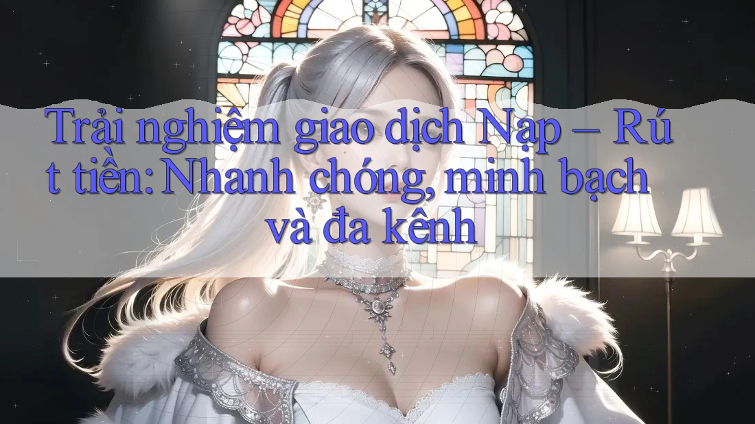Trải nghiệm giao dịch Nạp – Rút tiền: Nhanh chóng, minh bạch và đa kênh Trải nghiệm giao dịch Nạp – Rút tiền: Nhanh chóng, minh bạch và đa kênh