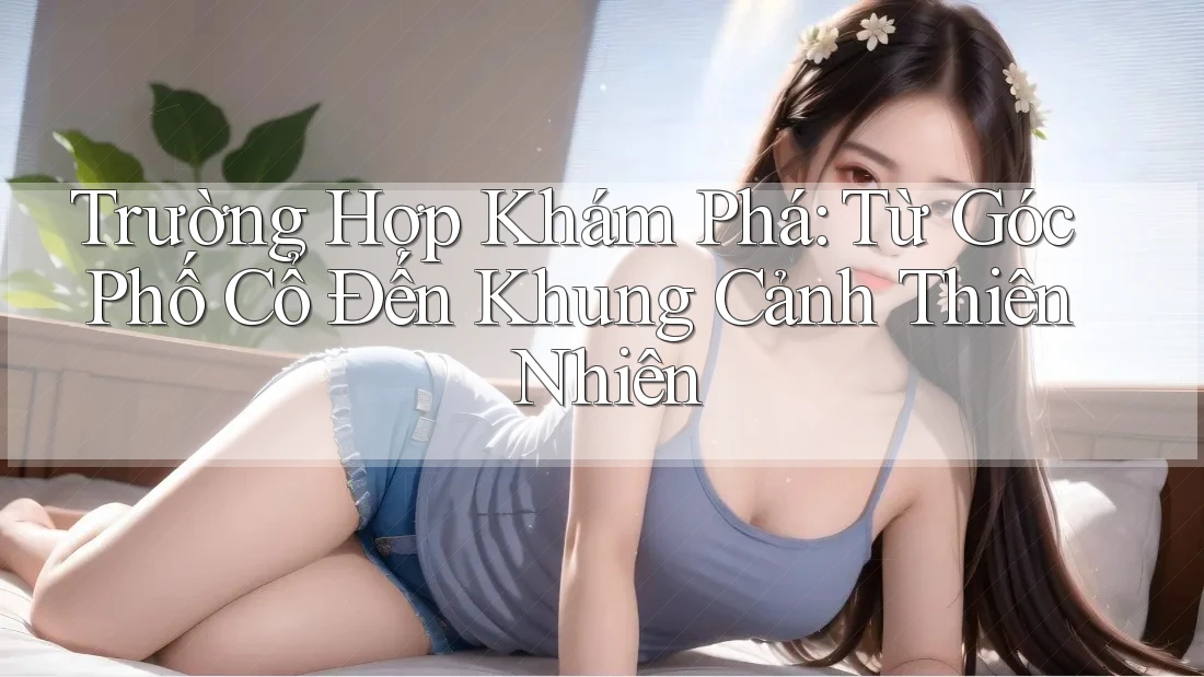 Trường Hợp Khám Phá: Từ Góc Phố Cổ Đến Khung Cảnh Thiên Nhiên Trường Hợp Khám Phá: Từ Góc Phố Cổ Đến Khung Cảnh Thiên Nhiên