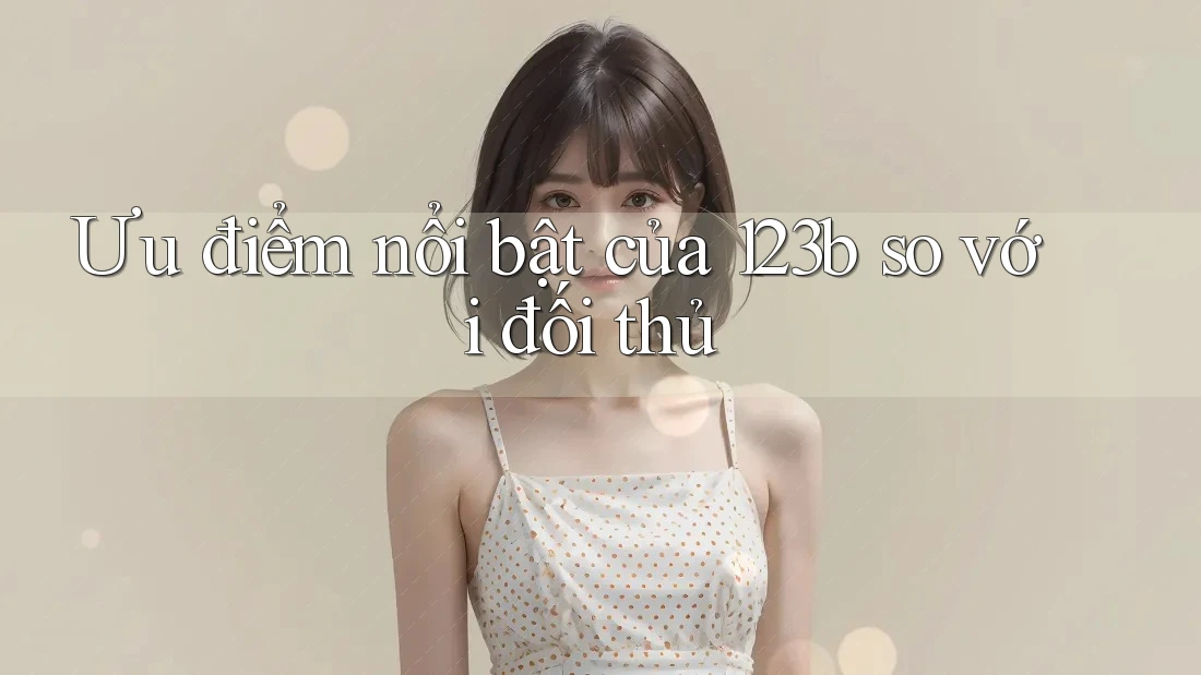 Ưu điểm nổi bật của 123b so với đối thủ Ưu điểm nổi bật của 123b so với đối thủ