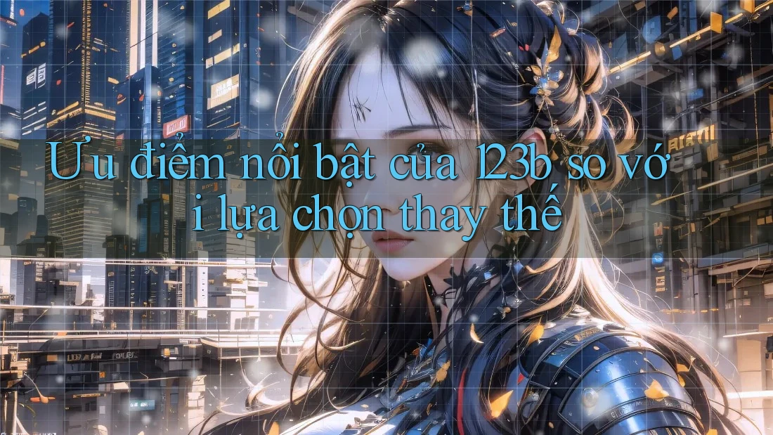Ưu điểm nổi bật của 123b so với lựa chọn thay thế Ưu điểm nổi bật của 123b so với lựa chọn thay thế