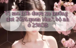 Vì sao 123b được xu hướng slot 2026 quan tâm, bộ nhớ 256GB