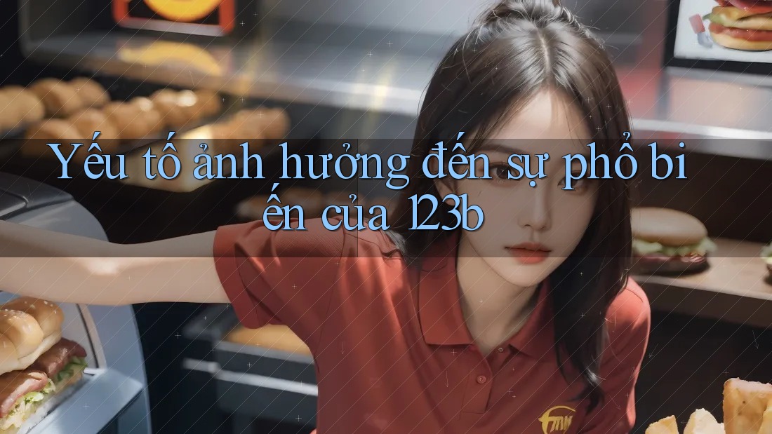 Yếu tố ảnh hưởng đến sự phổ biến của 123b